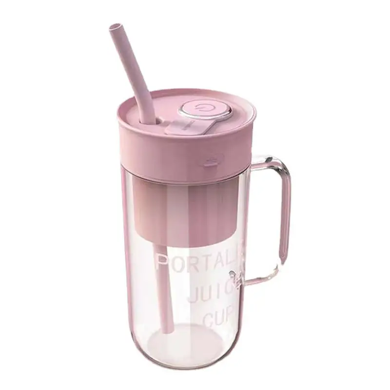top sale mixer personal mini blender portable fruit blender table blender Personal Portable Blender 8 blades Rechargeable USB Juicer Cup Fruit Mixer Smoothie Mini Juicer Blender with straw