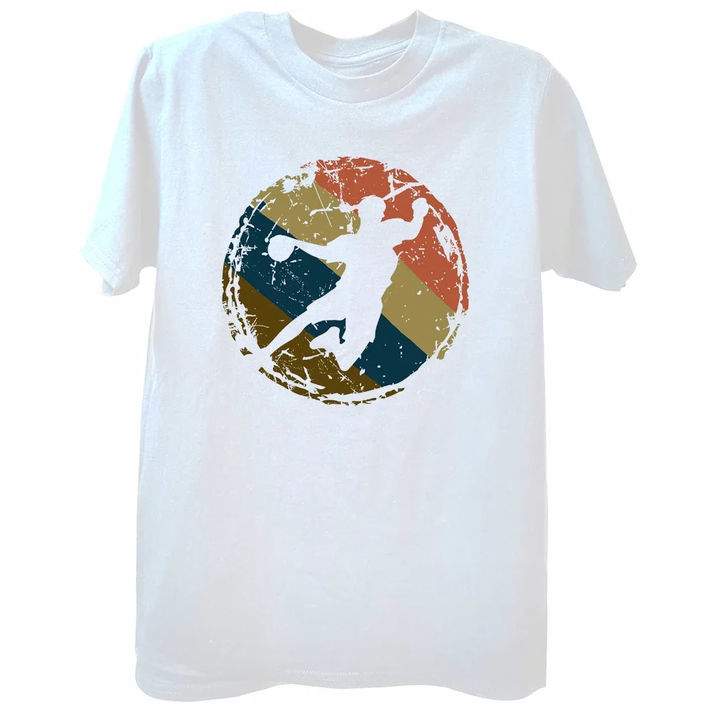 Lustige Handball Spieler T Shirts Grafik Baumwolle Streetwear Kurzarm Oansatz Harajuku Hip Hop T-shirt Herren Kleidung