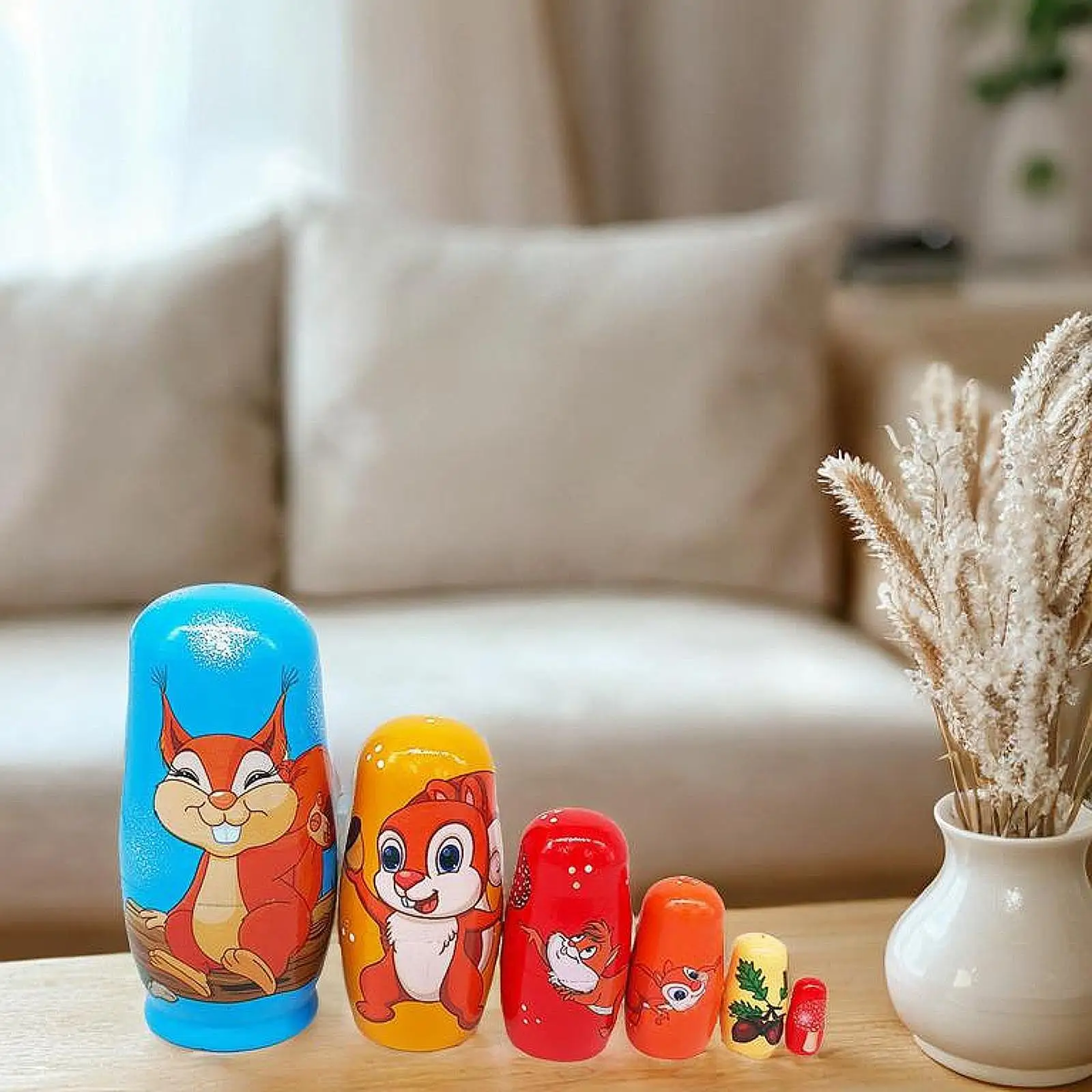 

6 шт., детские игрушки-матрешки для праздников