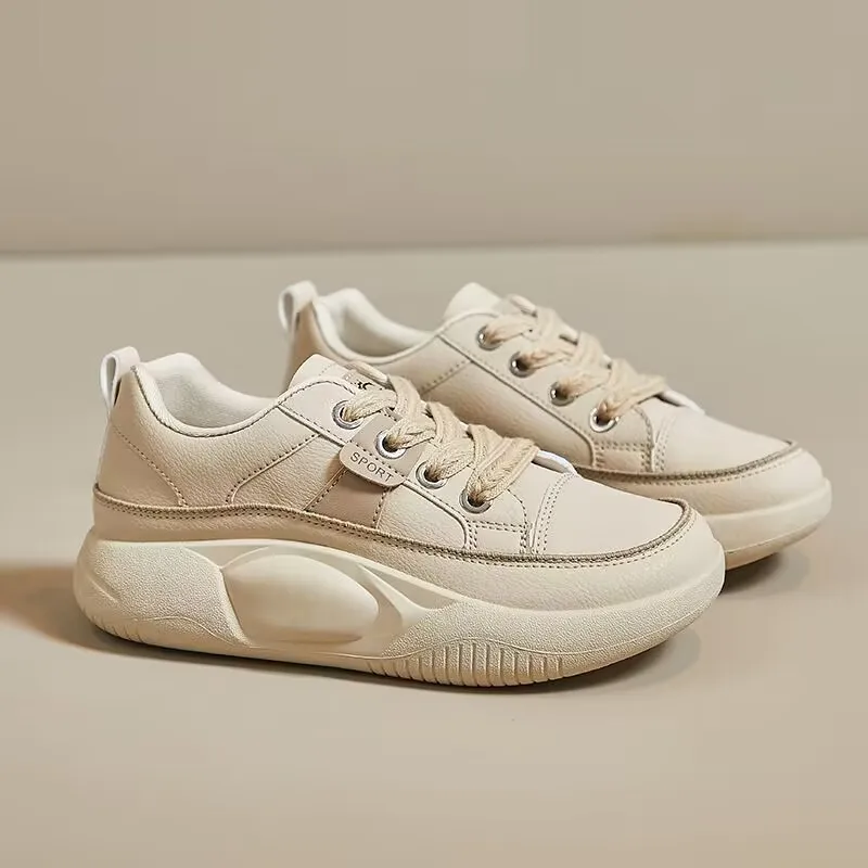 Scarpe Da Donna Tacchi Altezza Crescente Piattaforma Sneakers Scarpe Casual Donna Primavera Autunno Confortevole Traspirante Zapatillas Comodas