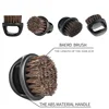 1Pcs Men's Beard Ring Brush Design Horse Bristle Men Shaving Brush Portable Barber Beard Brushes Salon Face Cleaning Razor Brush 5