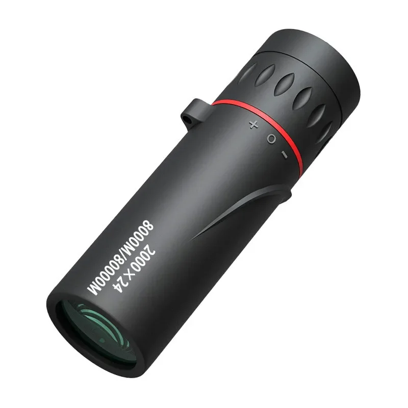 2023 New HD 2000x24 Monocular Telescope Zooming Focus Green Film Binocular Optical Hunting Tourism Scope For Outdoor 2