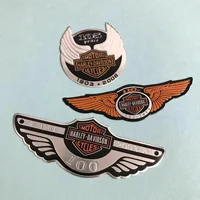 Harley-Davidson motorcycle metal labeling Large 100/105/110th anniversary model wing aluminum sticker tail label 1