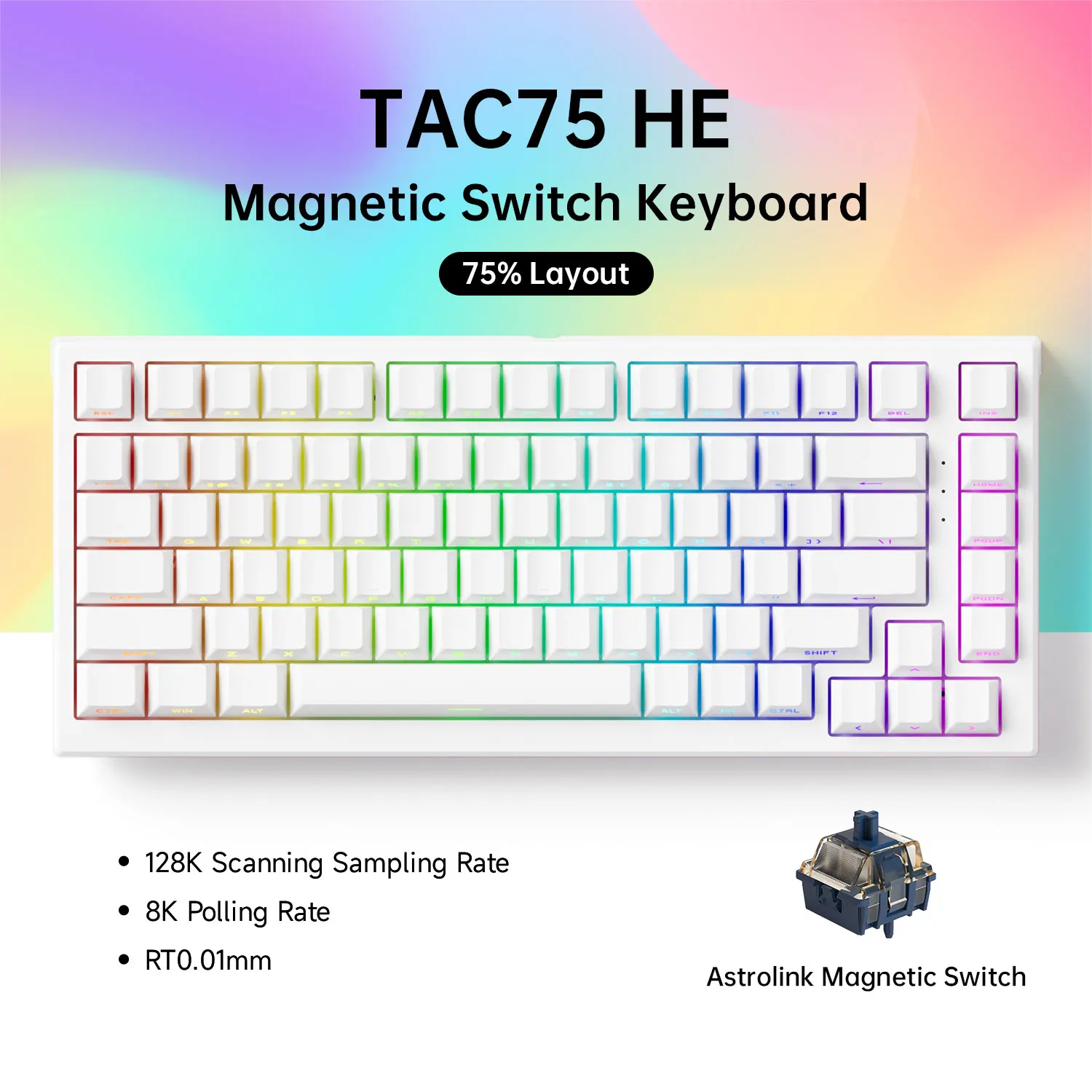 Akko tac75 HE astrolink版 ラピッドトリガー 未使用 Amazon | 【国内正規品】Akko(アッコ) TAC75 HE 75%英語配列