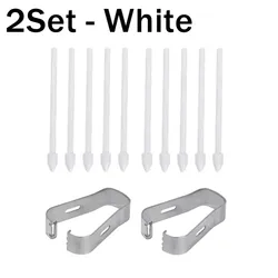 Universal Stylus Pen Replacement Tips (2Set-White)