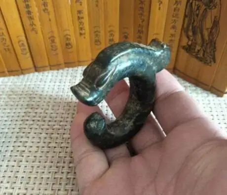 

Collection of Hongshan Culture Jade Pig Dragon Meteorite Pendant