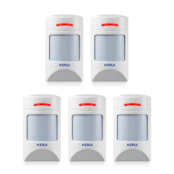 KERUI Anti-Pet PIR Sensor Detector Wireless Alarm Infrared Detector With Long Detect Distance For KERUI W181 W202 Alarm System 1