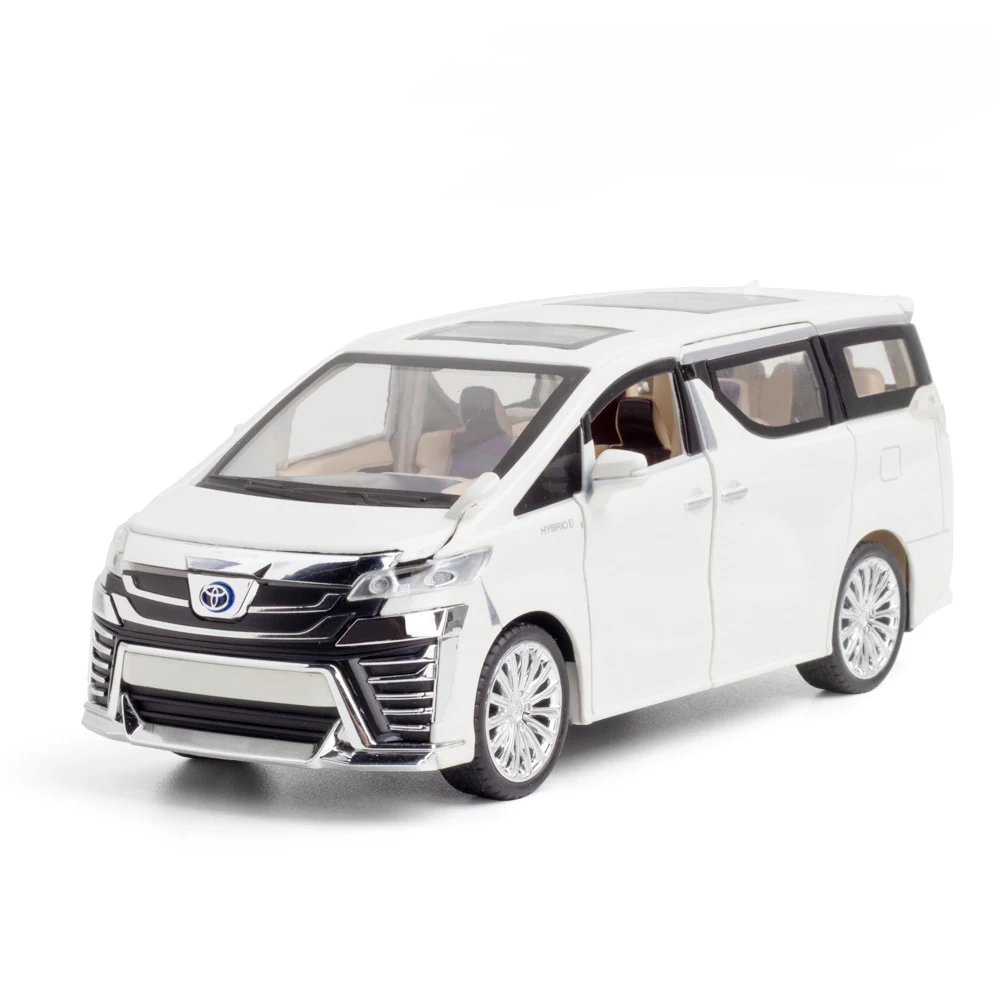 ミニカー Toyota Vellfire 1/18 diecast model car 1/18 Scale Toyota Vellfire Hybrid MPV Black Diecast car