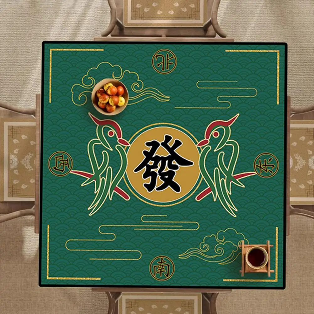Durable Mahjong Mat Foldable Anti-slip Mahjong Table Mat for Board Games Decoration Noise Reduction Mahjongg for