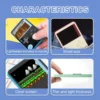 K10 Thin Handheld Game Console 2.4 Inch Screen Portable Magnetic Phone Case Children Retro Classic Game Toy Kids Christmas Gift 5