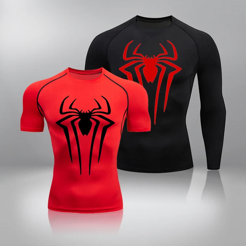 

Футболка мужская быстросохнущая компрессионная, Облегающая рубашка для бега, спорта, фитнеса, бодибилдинга, воркаута