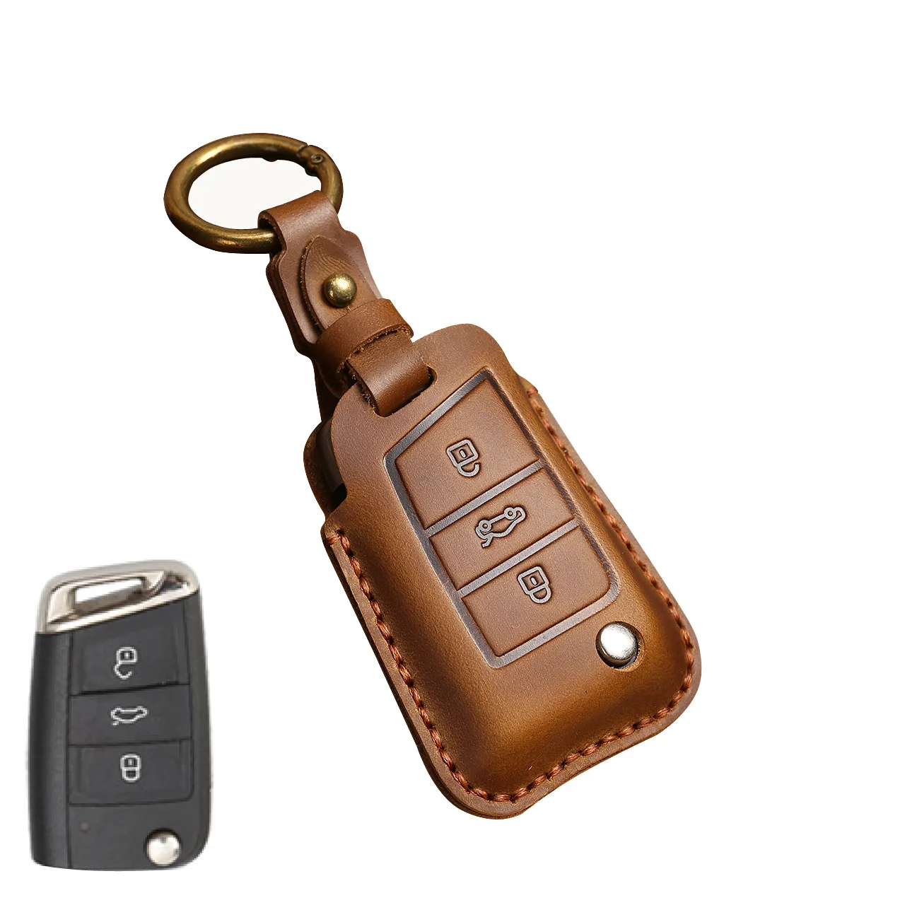 Premium Car Key Case Cover - Sleek and Durable Auto Accessory