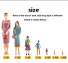 WJDG model 1:200 scale train building people Painted Model Train Passenger People Figures Scale 2