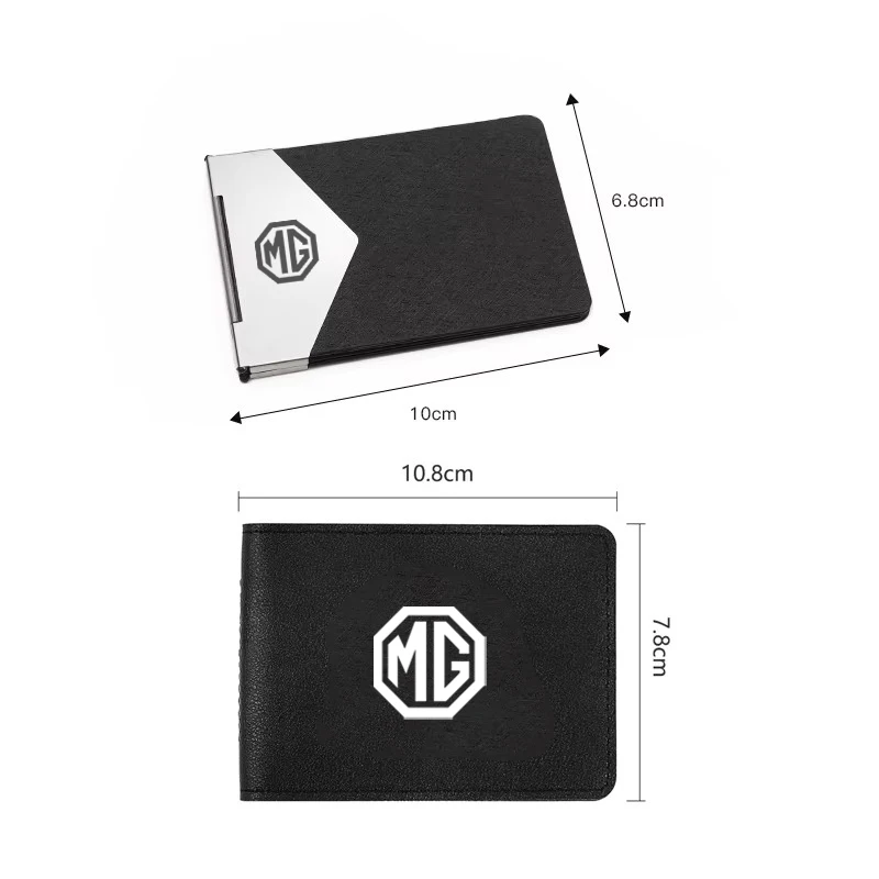 Premium Leather Car Logo ID Document Holder Card Cover