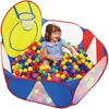 1.2M Portable Baby Ball Pool with Basket Foldable Children's Play Tent Cartoon Ball Pit Pool In/Outdoor Sports Educational Toy 1