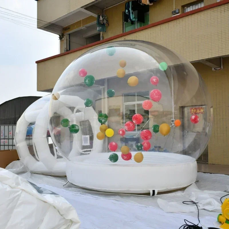 Starry Sky Inflatable Bubble House Outdoor Transparent Inflatable Tent Thickened Trampoline Bubble