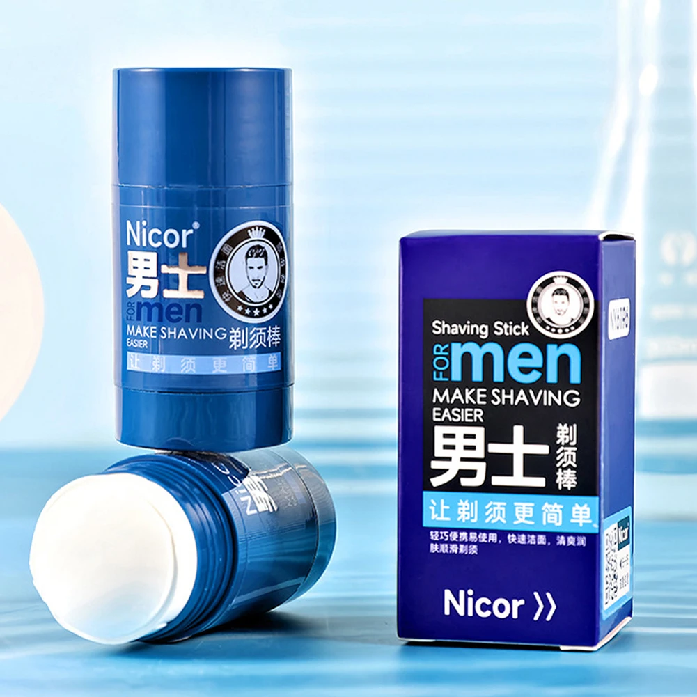 Mint Scent Men's Shaving Cream Stick 40g Foam Rich Gentle Not Stimulating Shave Beard