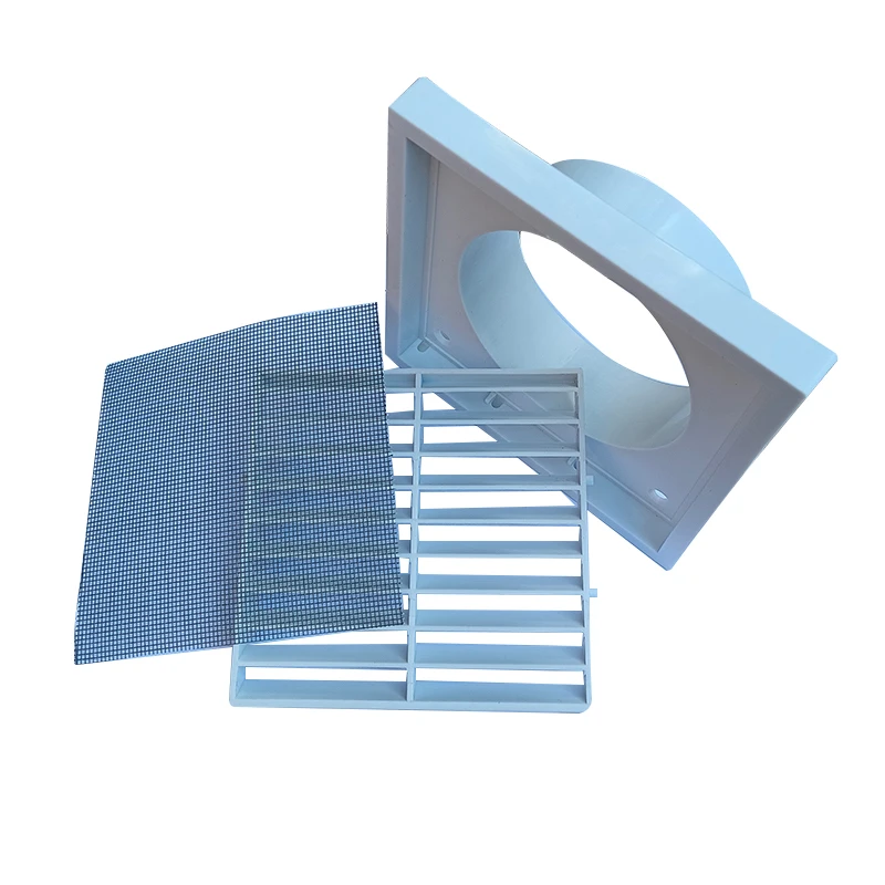 4inch Plastic Air Outlet Plastic Vent Exhaust Outlet Dryer Exhaust Vent Decoration Accessories Pipe Cover