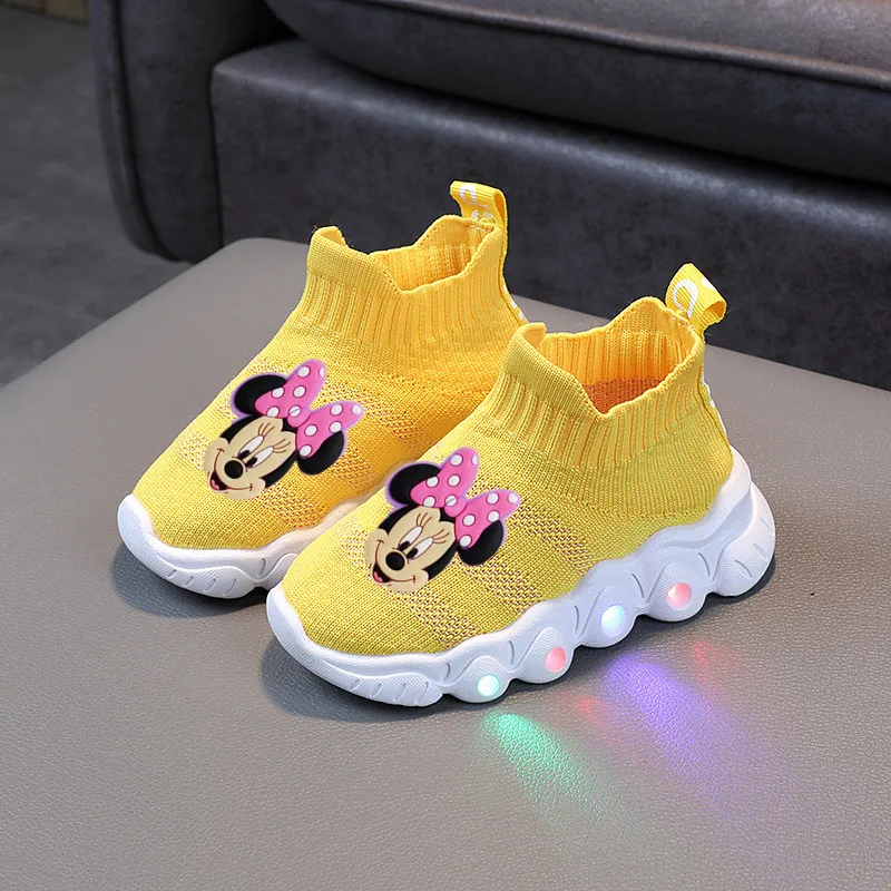 Baby Running Sneakers Children Sports Shoes Disney Mickey Mouse for Spring Autumn