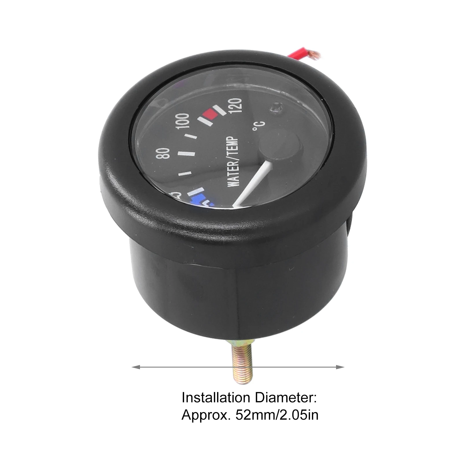 해수 온도계 40-120 ℃ 알람 센서 표시등이 있는 LED 백라이트 12V