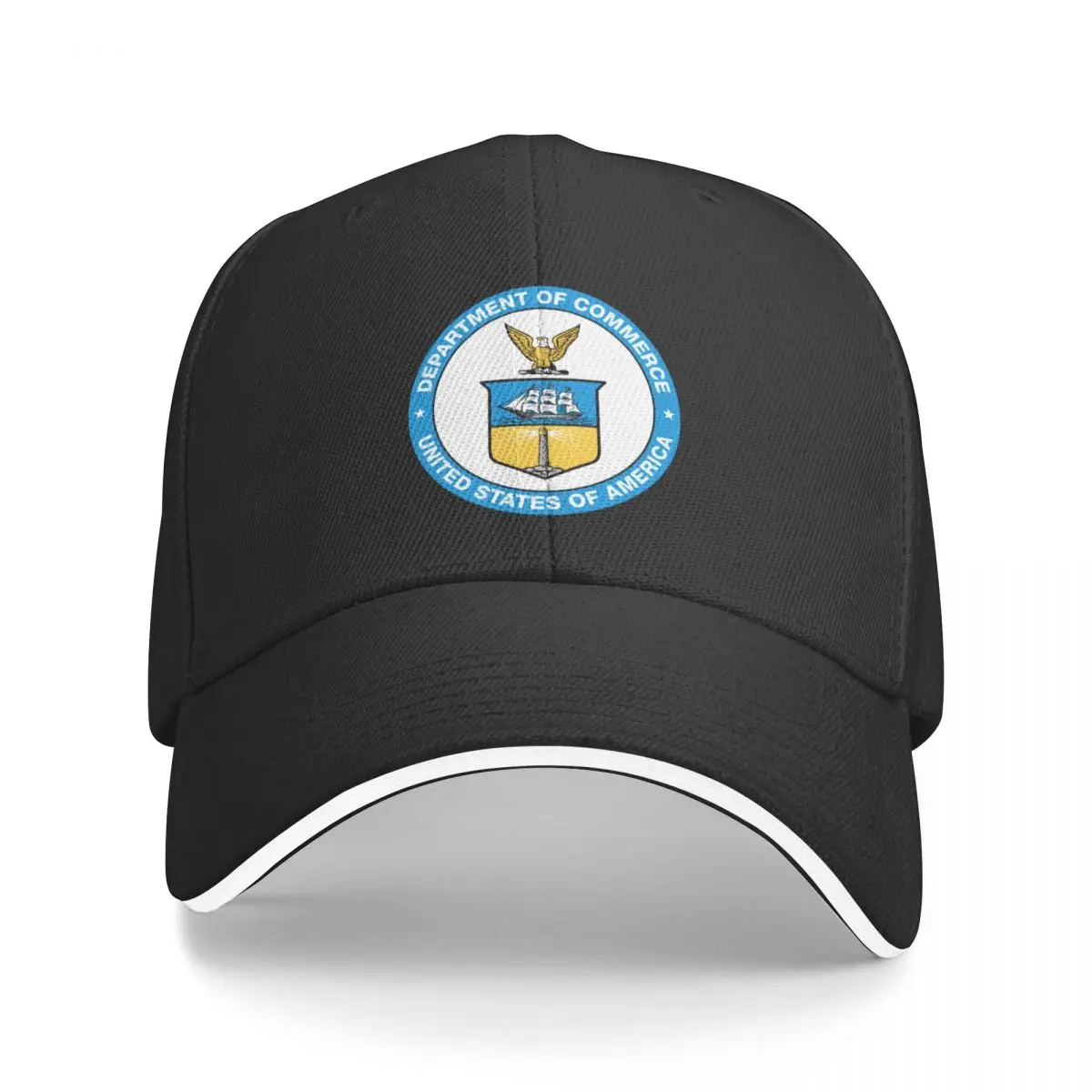 

New UNITED STATES DEPARTMENT OF COMMERCE Baseball Cap Big Size Hat Fashion Beach Women's Beach Hat Men's