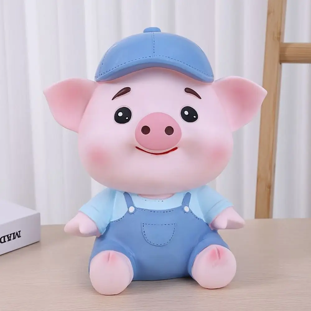 Creative Large Capacity Pig Savings Can Cartoon Anti-fall Animal Piggy Bank Cute Cartoon Piggy Bank Desktop 3