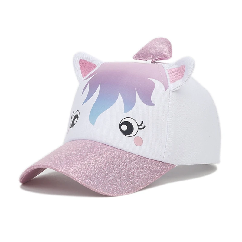 Cartoon Cute Baseball Cap for Girls Baby Sun Hats Casual Hip Hop Snapback Caps for Kids