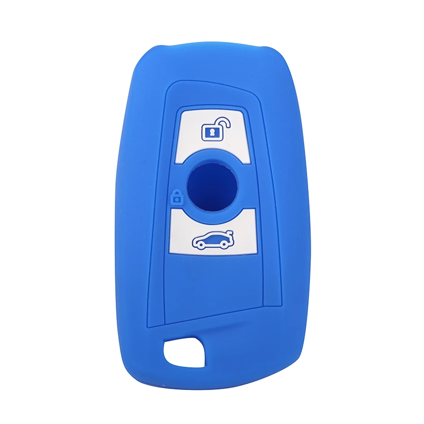 OTMIK Custodia in Silicone per Chiave Auto adatta per bmw F20 F30 G20 F31 F34 F10 G30 F11 X3 F25 X4 I3 M3 M4 1 3 5 Serie Accessori Chiave