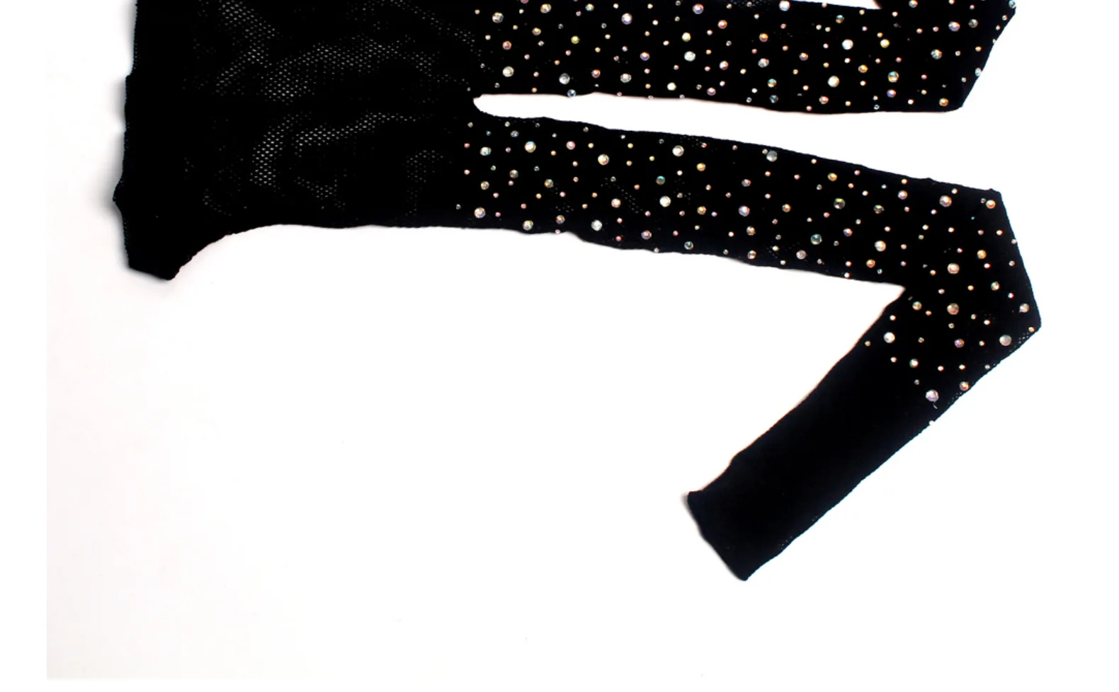 Women Tights Women's Nylon Fishnet Tights Rhinestone Hollow Latin Dance Tights