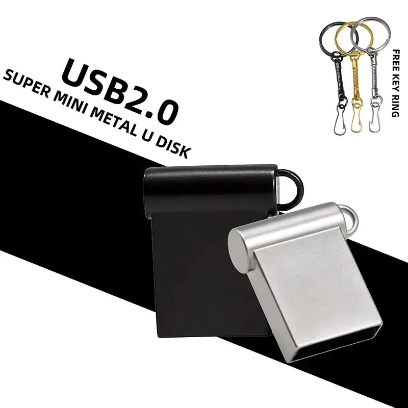 USB Flash Drive High Speed Mini Metal 64GB Pen Drive Memory Stick Creative Business Gifts External Storage