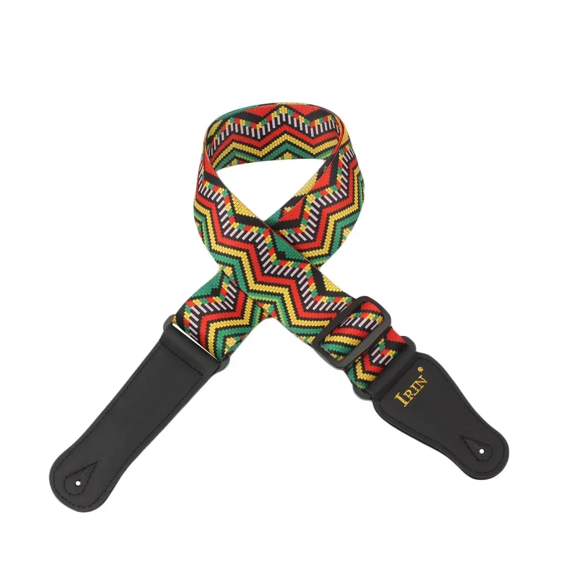 Adjustable Multi-Color Pure Cotton Guitar Strap