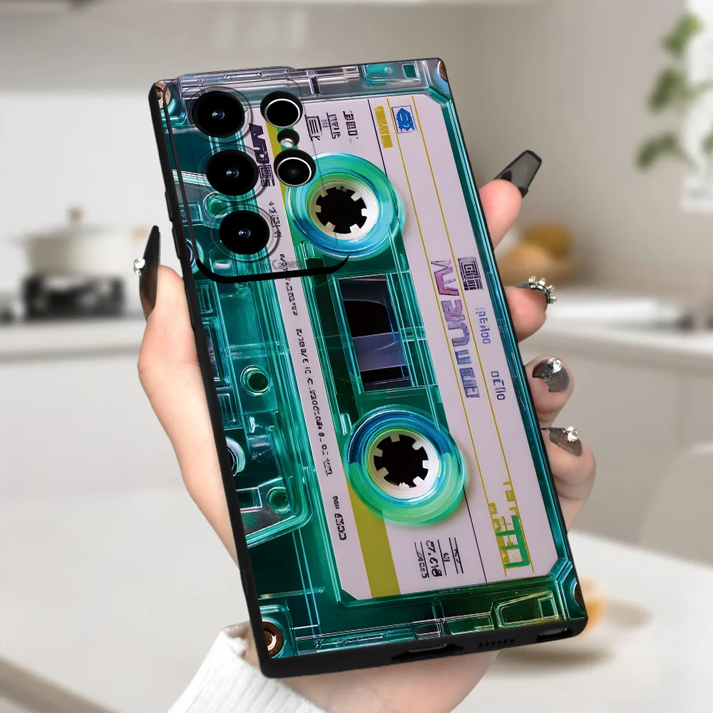 Vintage Cassette Tape Silicone Phone Case Cover