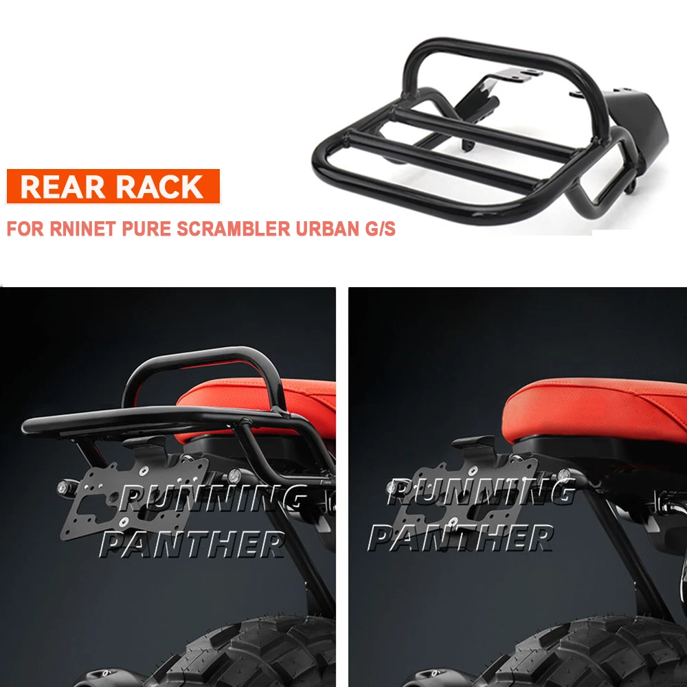

Motorcycle Accessories Rear Luggage Rack Cargo Rack Black For BMW R9T R NineT RNINET Scrambler RnineT Urban G/S R NINE T Pure