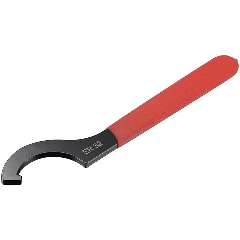 ER Collet Hook Wrench Spanner – High Carbon Steel Chuck Nut Tightening Tool for Milling & Lathe Tool Clamping 4