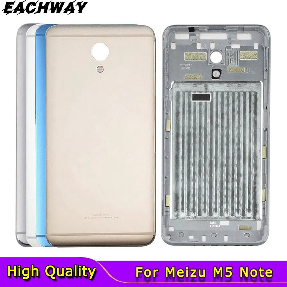 

New For Meizu M5 Note Back Battery Cover Rear Door Case 5.5" For MeiZu M5 Note Back Housing Middle Chassis Replacement Parts