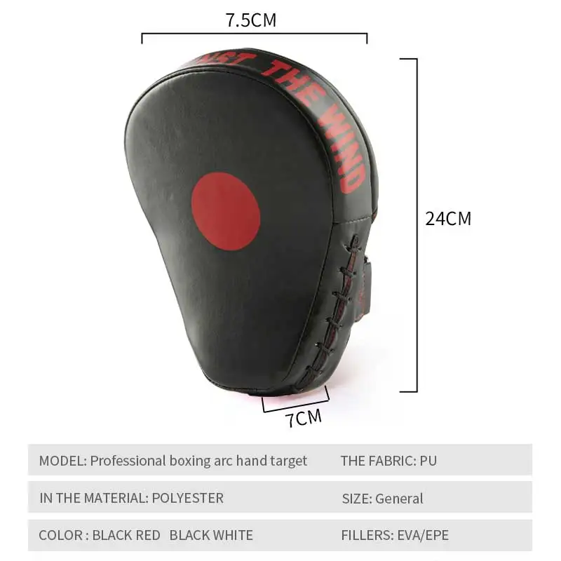 Boxing Target Boxing Pad Fight Punching Bag Boxing Pad Sand Bag Fitness Taekwondo MMA Hand Kicking Pad PU Leather Training Gear Muay Thai Foot Target