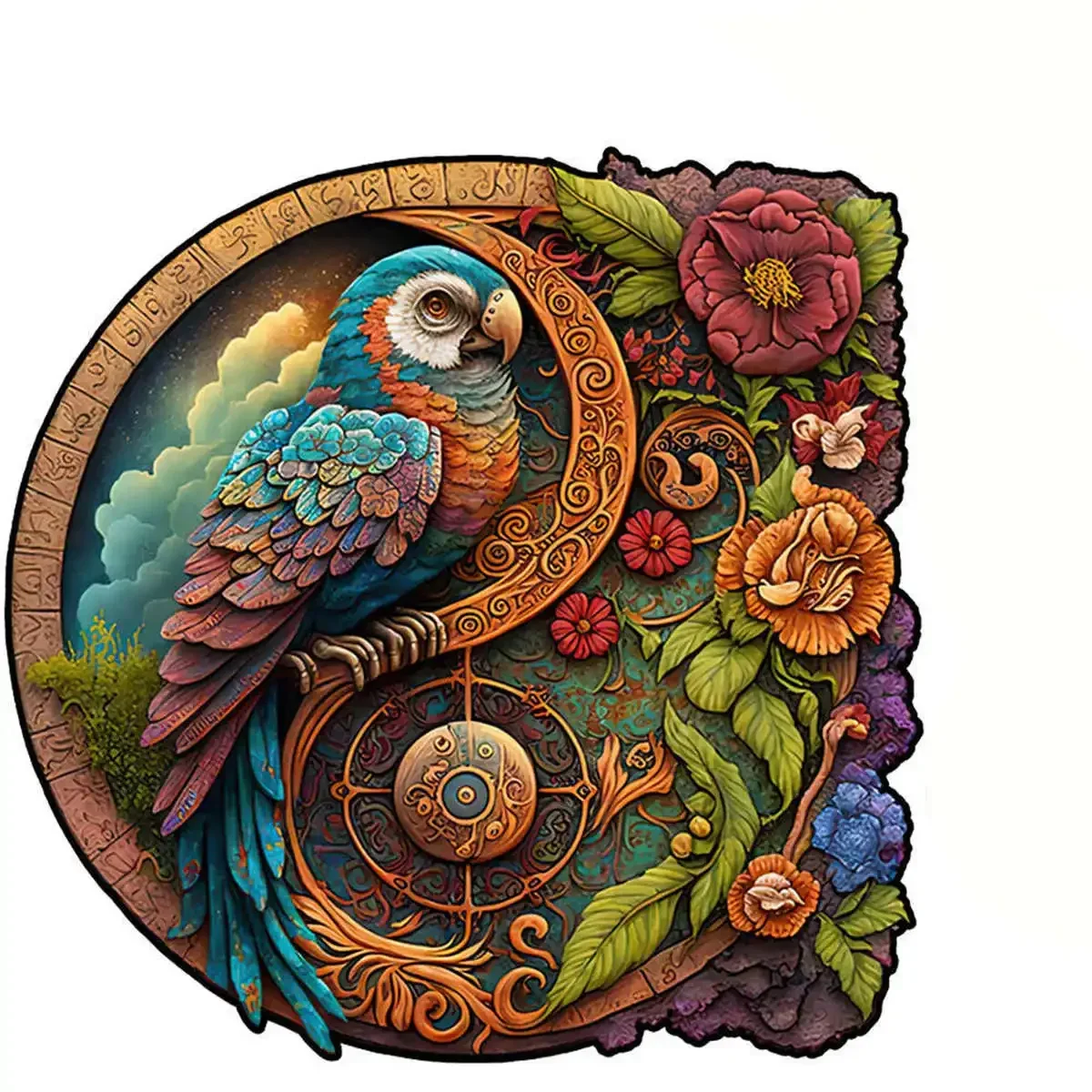 Unique 3D Animal Wooden Puzzle Adult Kids Jigsaw Puzzles Toys Wooden Montessori Toy Children Holiday Wooden Puzzle Gifts Toys 5