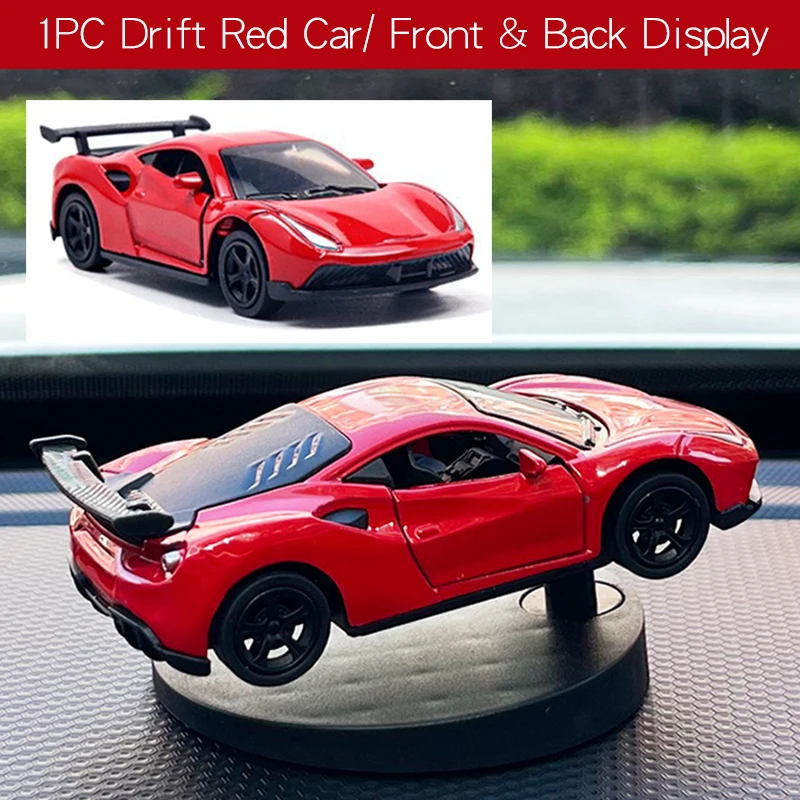 Dynamic Drift Car Dashboard Ornament - Sleek Sports Race Decor
