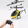 RC Drone with Light Electric Flying Remote Control Helicopter Induction 2CH Mini Quadcopter Plane Aircraft Indoor Outdoor Game 4