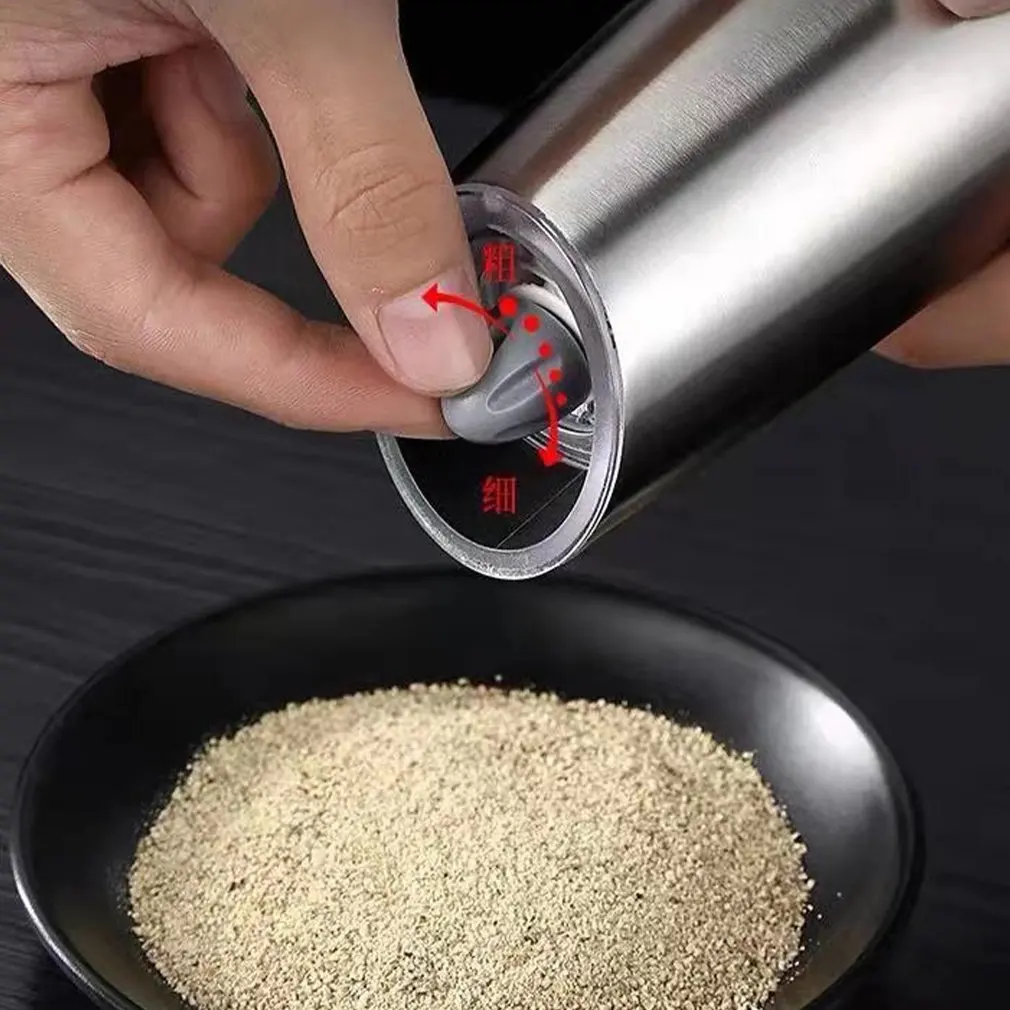 Gravity Electric Automatic Mill Seasoning Salt and Pepper Grinder LED Light Adjustable Coarseness Kitchen Steak Tool Sets