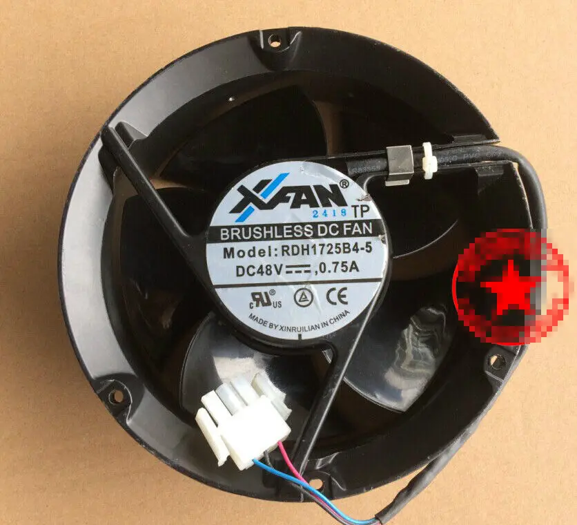 

1 шт. x вентилятор RDH1725B4-5 DC48V 0.75a охлаждающий вентилятор