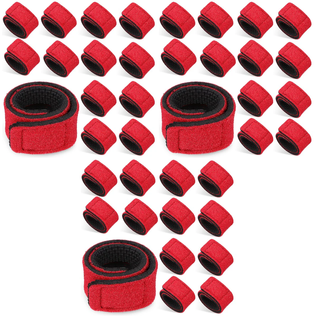 

3 Count Fishing Rod Strap Pole Wraps Accessories Straps Fixing Bandages Tricolor