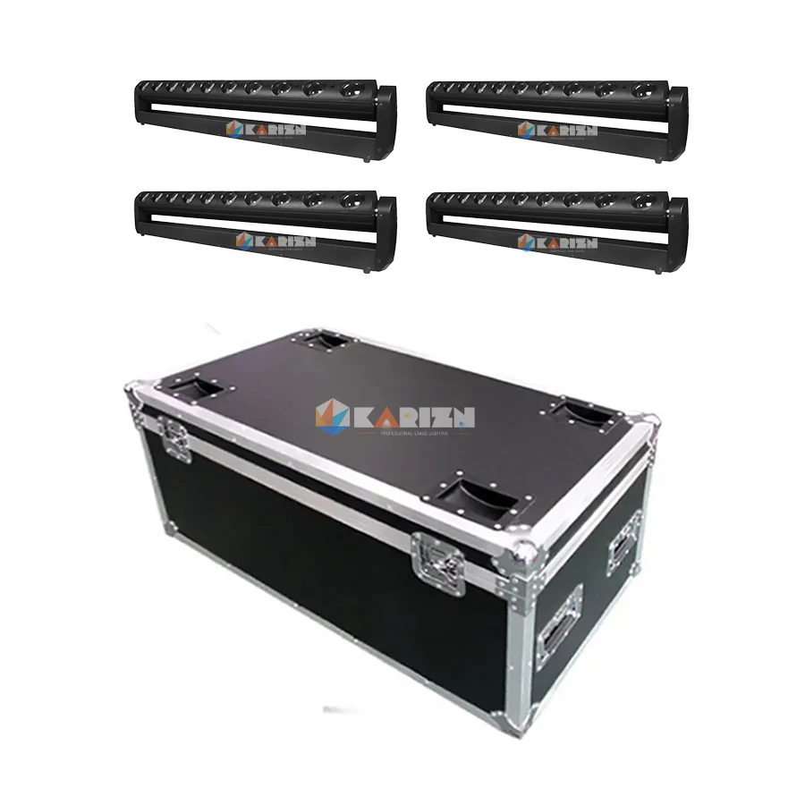 No Tax 2Pcs Beam Moving Head Light LED 10x40W RGBW 4in1 DMX512 DJ Projector Lights For Bar Party KTV Christmas