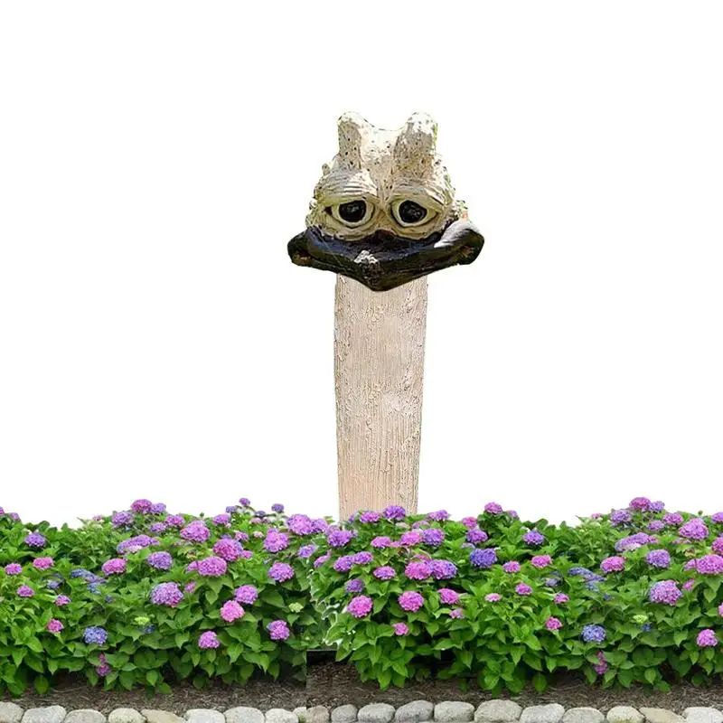 

Yard Chicken Figurine Chicken Yard Art Cartoon Garden Statues Countryside Sculpture Garden Statue Decoration Farm Chicken Decor