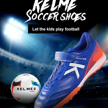 KELME 어린이 축구화, 남아 및 여아 Tf 깨진 네일 신발, 통기성 전문 훈련 신발, 6873003