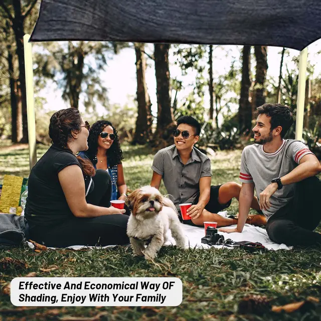 Fekete Napernyő Nettó Adatvédelmi Képernyő Kerítés Háló Fali Növények Üvegházhatású Kerti Kutyák Kívül, Hőszigetelés Uv-Os Árnyékolóhálók - Image 6