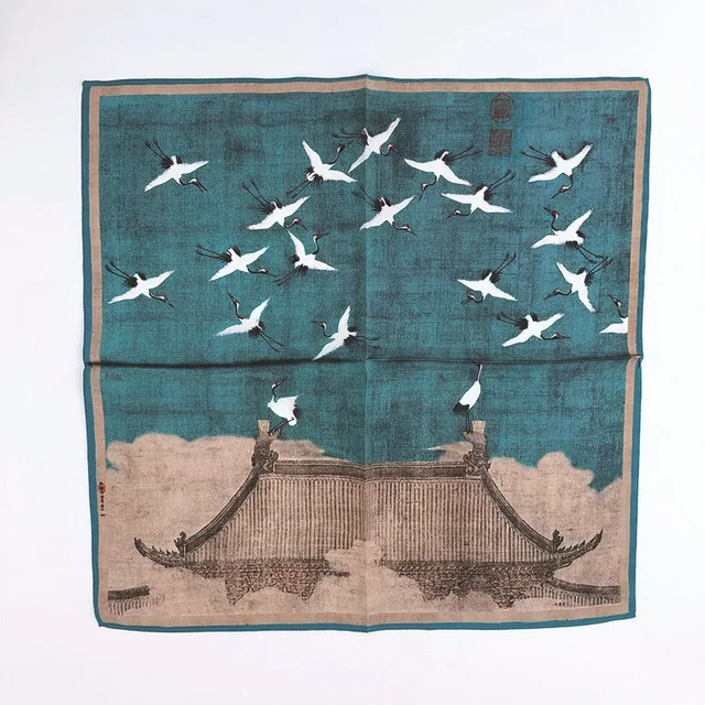 100% Silk Bandana Scarf – Luxury Square Neckerchief