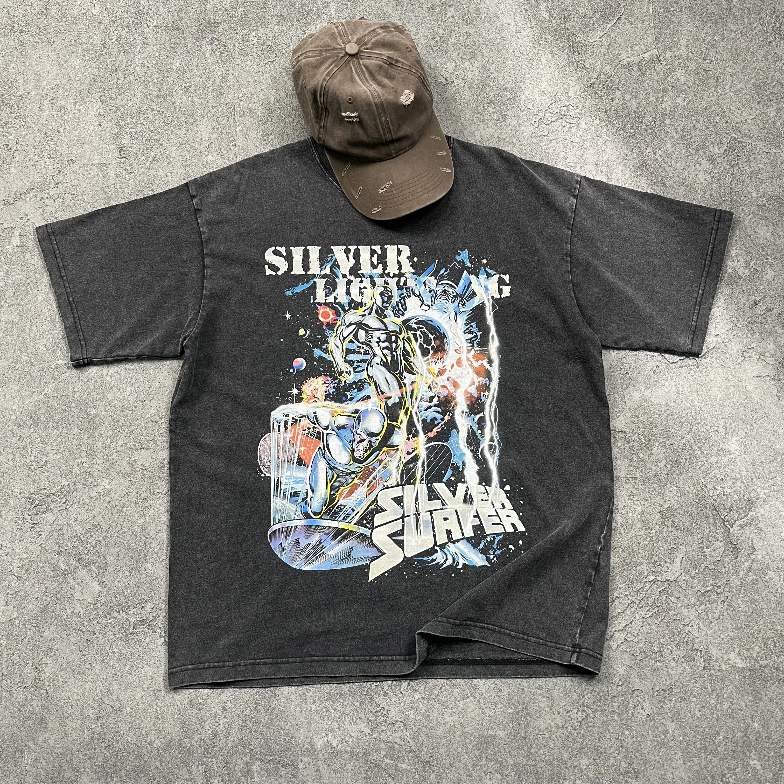 POPDADA Men's Clothing popular cotton casual men's and women's loose short sleeve T-shirt Ropa hombre