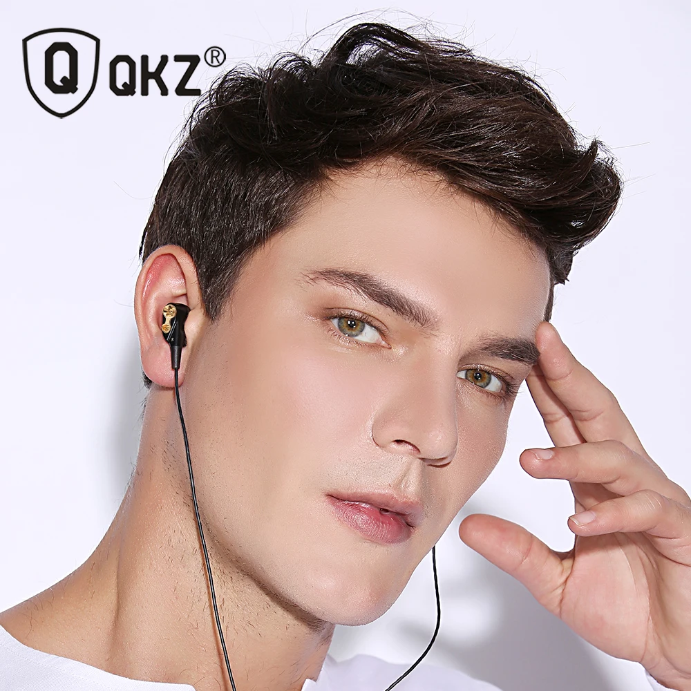 모바일 소음 감소 게이머용  QKZ CK8 핸즈프리 헤드폰, 마이크 포함, 3.5mm 스포츠 하이파이 이어 포드, 도매 판매