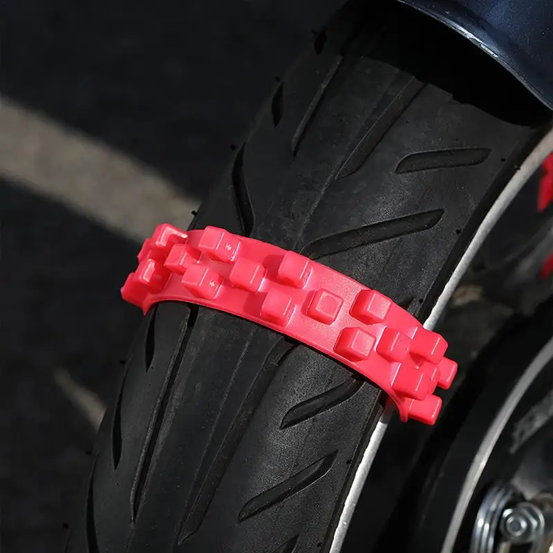 10pcs Car Motorcycle Tire Chains Winter Snow Anti-Skid Tyre Cable Ties Auto Outdoor Snow Tire Tyre Anti Skid Chain Accessories